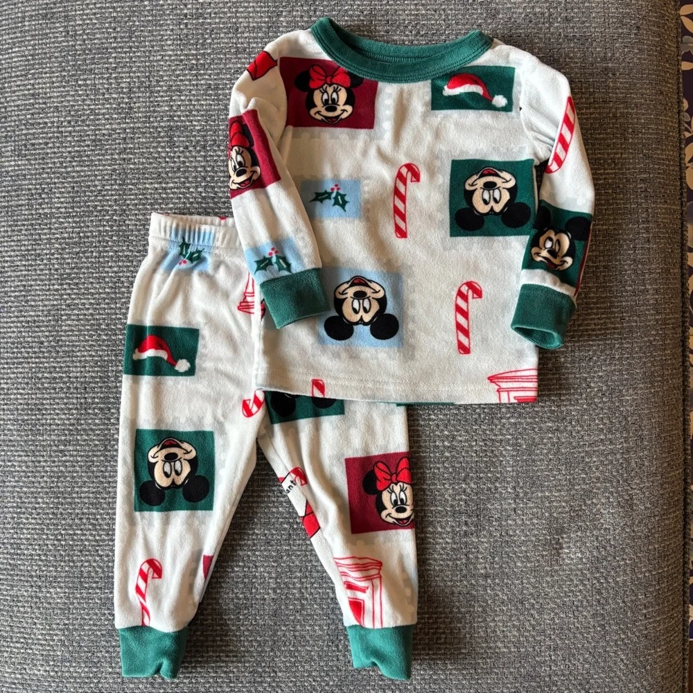 Baby Holiday Pajamas Set 18M Christmas PJs 3 Pack Festive Cozy Sleepwear